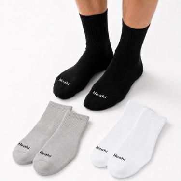 Imagem de Kit Meia c/3 Hoahi Sport Cano Longo, Sortida, UN