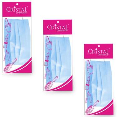 Imagem de Mascara Facial Descartavel Infantil Cristal Azul 03 pacotes c/ 10 unid