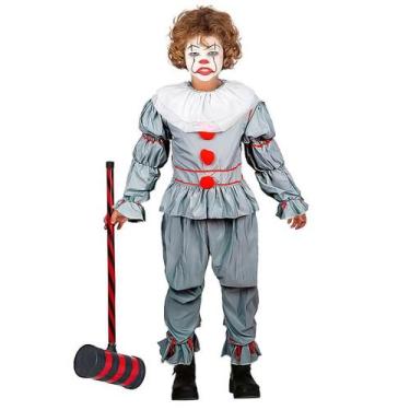 Imagem de Fantasia de Palhaço Assassino Infantil It a Coisa Pennywise - Fantasia
