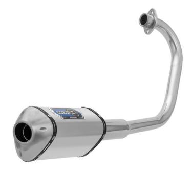 Imagem de Escapamento Pro Tork Mini 3 Titan Ks/Es-150 2004 À 2008 Curva Cromada,