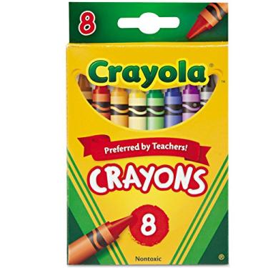 Imagem de Crayola Lápis de cera 8 cores Peggable [Conjunto de 6]