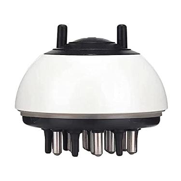 Imagem de Pente aplicador de couro cabeludo para medicamentos, pente fluido para cabeça de couro cabeludo, dispositivo de tratamento capilar, massageador de couro cabeludo, escova de crescimento para escova de cabeça (branco)