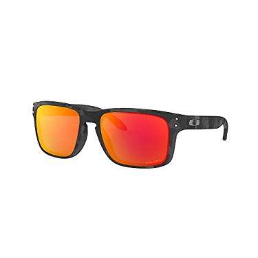 Imagem de Oakley OO9102 Holbrook Sunglasses with Accessories Bundle(Matte Black Camo/Prizm Ruby (9102E9)