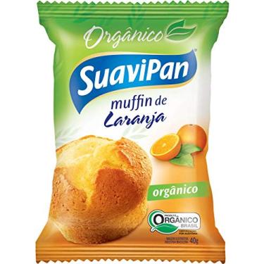 Imagem de SuaviPan MUFFIN DE LARANJA ORGÂNICO 40g / DISPLAY C/ 12 UNID.