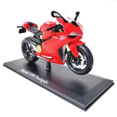 Imagem de Miniatura Moto Ducati Panigale 1199 Maisto C/ Base 1/12