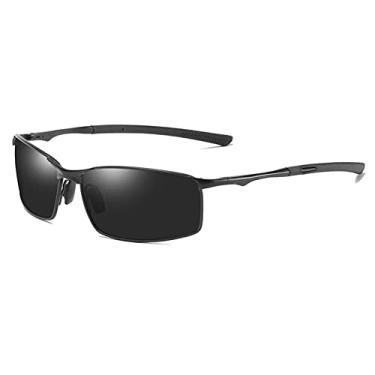 Imagem de Óculos De Sol Masculino Feminino Quadrado Proteção UV400 Polarizado Esportivo N559