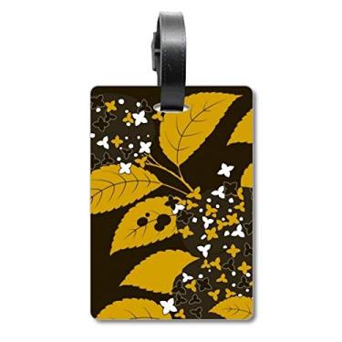 Imagem de Pintura Cultura Japonesa Bolsa de Mala Preta Etiqueta para Bagagem Cartão de Bagagem