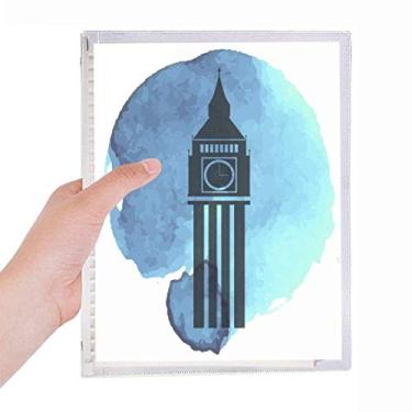 Imagem de Caderno Big Ben, Londres, Inglaterra, Grã-Bretanha, Reino Unido, folha solta, diário recarregável