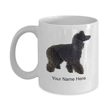 Imagem de Caneca de poodle personalizada - Caneca de café para amantes de cães - Caneca de poodle personalizada - Caneca de café de 325 ml