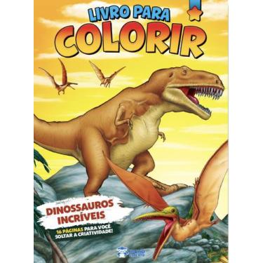 Imagem de Livro Para Colorir - Dinossauros Incríveis - Bicho Esperto
