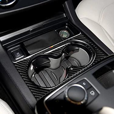 Imagem de Para Mercedes-Benz GLE GLS M Class W166 X166 W166 2012-2018 Auto peças de carbono porta-copo interior de carro guarnição acessórios interiores de carro A
