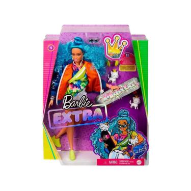 Imagem de Boneca Barbie Extra Cabelo Azul - Com Acessórios Mattel