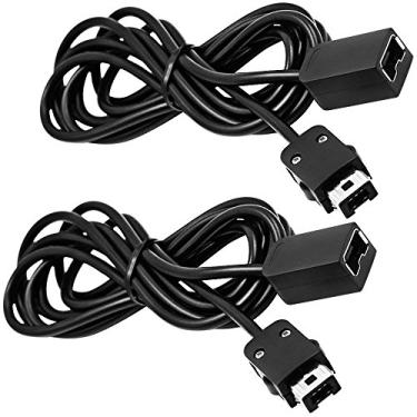Imagem de Cabos de extensão para controle Nintendo NES Classic Mini Edition, Senhai, 2 pacotes com 3 m de cabo extensor para controle de edição clássica Super Nintendo - Controle remoto Wii 2017 e controle Wii Nunchuck