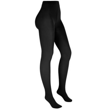 Imagem de Meia Calca Trifil Opaca Fio 40 Calca Cintura Alta Com Ponteira, Preto,