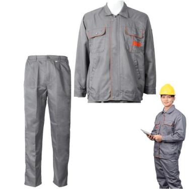 Imagem de Conjunto Uniforme EPI Prestador de Serviço Lista Refletiva Operario El