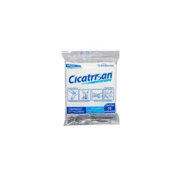 Imagem de Compressa De Gaze Cicatrisan 30cm X 10cm com 10 Unidades - SANFARMA