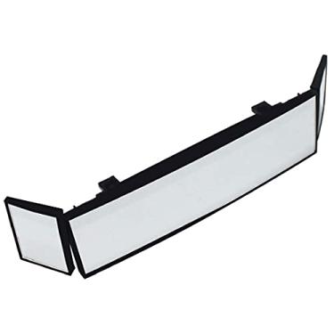 Imagem de Grande visão grande angular carro SUV caminhão van captador interior espelhos retrovisores retrovisores configuração de ângulo auxiliar espelho panorâmico grande angular (15"/38 cm)