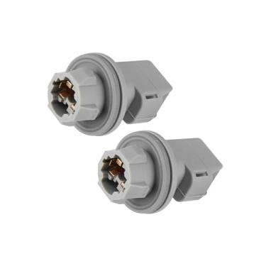 Imagem de INFINAUTO Soquete de luz de placa de licença F37Z-13550-A Suporte de conectores de chicote de fiação para Ford F150 90-01 para Ford F250 Super Duty 99-15 para Ford Bronco 1990-1995 (conjunto de 2)