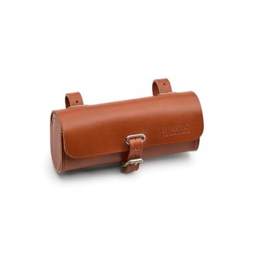 Imagem de Brooks England Challenge Bolsa de selim 0,5 Lt Honey, acessório de ciclismo para selim de couro de bicicleta