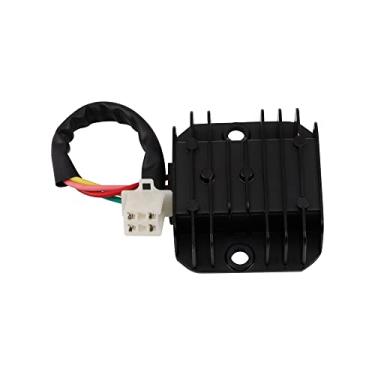 Imagem de WOOSTAR Substituição do retificador do regulador de tensão CA de 4 fios 12V para CG 125cc 200cc 250cc GY6 125cc 150cc 200cc 250cc Taotao Lifan Scooter ATV 4 rodas Quad Dirt Pit Bike Go Kart Moped