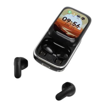 Imagem de Fones de Ouvido Sem Fio, Fones de Ouvido Com Tela Sensível Ao Toque Com Tela de Toque Colorida, Redução de Ruído, Suporte para Notificação de Aplicativos, Fones de Ouvido