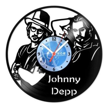Imagem de Relógio De Parede Disco Vinil Celebridades - Johnny Depp - VCE-006 - M