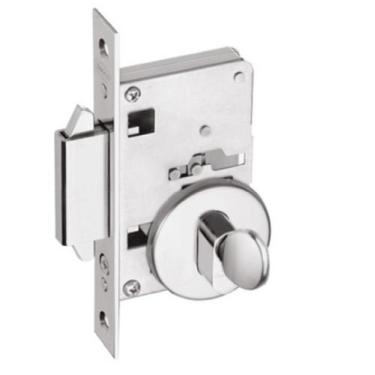 Imagem de Fechadura Porta De Correr Asa De Avião Banheiro Imab 2469 Cromada Redo