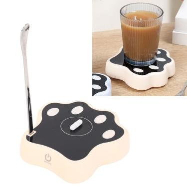 Imagem de Agitador Magnético de café, Placa Misturadora, Segurança e Baixo Ruído, Fácil de Usar, Agitador Magnético Recarregável Flexível para Cozinha Doméstica (18,5x39,5cm/7,3x15,6 pol.)