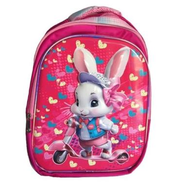 Imagem de Mochila Infantil Sem Rodinha Coelho (Rosa)