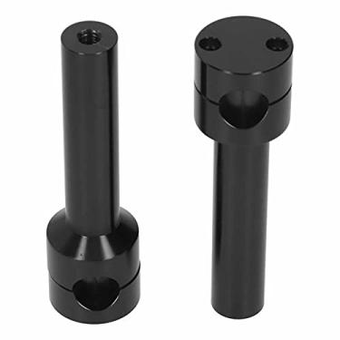 Imagem de Elevadores de guidão de motocicleta, liga de alumínio, modificação de motocicleta, 2 peças de elevação de barra de guidão de 25 mm, kit adaptador de grampo de montagem universal para a maioria das