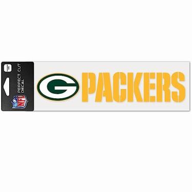 Imagem de WinCraft Decalques de corte perfeito NFL Green Bay Packers WCR48939014, 7,6 cm x 25,4 cm