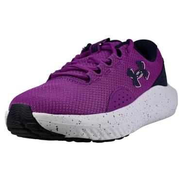 Imagem de Under Armour Tênis de corrida feminino Charged Surge 4, Roxo Andrômeda/Azul Marinho Meia-Noite/Azul-marinho, 36