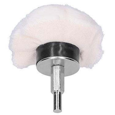 Imagem de Roda de Polimento de Pano Branco Com Alça, Ferramenta de Identificação de Algodão de 00 Mm para Polimento de Metal, Joias e Vidro (Tipo cogumelo 75mm)