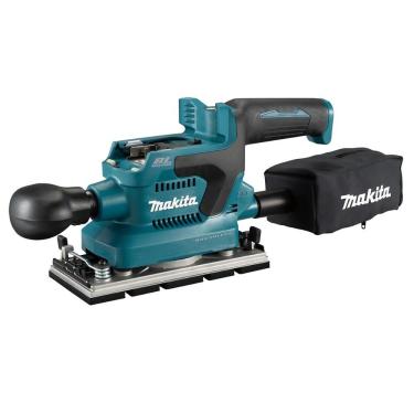 Imagem de Lixadeira Orbital Sem Fio 18v 12000 Orbitas Por Minuto Com Motor Bl E Saco Coletor Dbo380z Makita