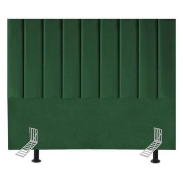 Imagem de Cabeceira Cama Casal Queen Size 160 Cm Eloá Suede E Frame verde