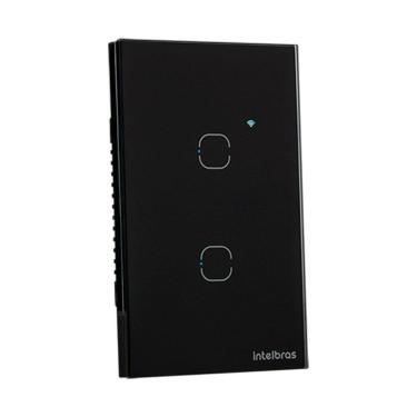 Imagem de Interruptor Smart Wi-fi Touch 2 Preto Mis 1002 4850060