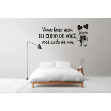 Imagem de Adesivo De Parede Eu Cuido De Você - Lojinha Da Luc Adesivos