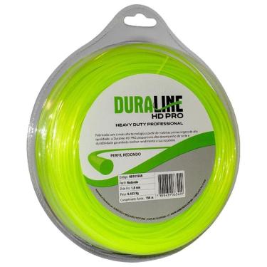 Imagem de Fio de Nylon para Roçadeira Nordtech Duraline HD Pro, Perfil Redondo 1,8mm, 156 Metros