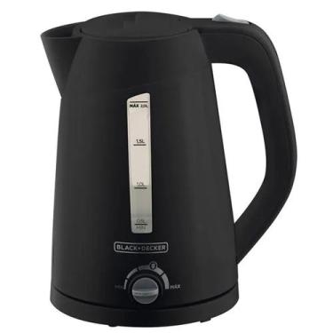 Imagem de Chaleira Elétrica BlackDecker Preta com Temperatura Ajustável 220v Ide