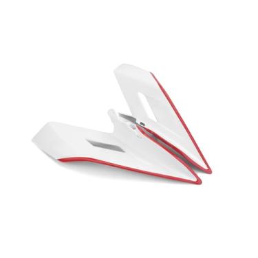 Imagem de Kits de carenagem de defletor de vento de asa de morcego ABS para motocicleta para CFMOTO 450SS 450SR 450SRS/CF400-6 2022 2023 2024 Spoiler lateral asa de vento fixa (W-RED)