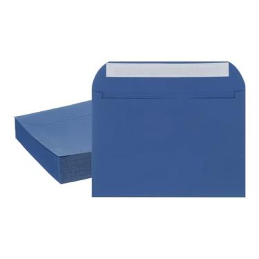 Imagem de PATIKIL Envelopes de convite de 19 x 13 cm, 50 peças autovedantes para convites A7 autoselo para casamentos, cartão de agradecimento, fotos, cartões postais, cartões de felicitações de aniversário