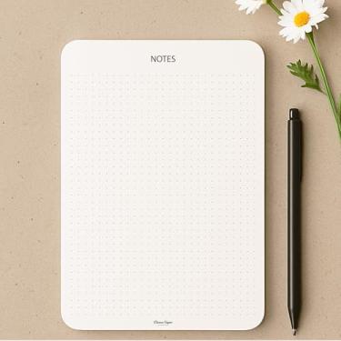 Imagem de CLEVER SIGNS Blocos de notas tamanho A5 (21 x 14,7 cm) – pacote com 2, 50 folhas cada, papel de qualidade premium com suporte traseiro de papelão – perfeito para planejamento, anotações, diário e