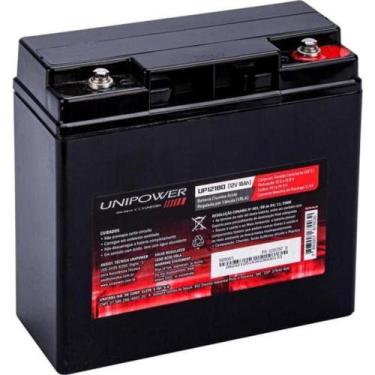 Imagem de Bateria Estacionária Selada 12v 18ah Vrla Up12180 Unipower