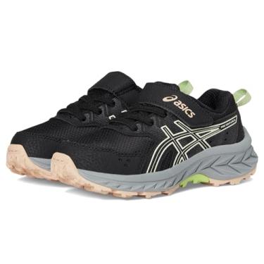 Imagem de ASICS Tênis infantil unissex Gel-Venture 9 pré-escolar (bebê/criança pequena), Preto/verde sussurro, 12 Little Kid