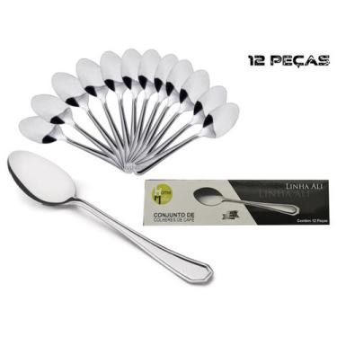Imagem de Conjunto Colher de Café em Inox (12 Peças) - HM