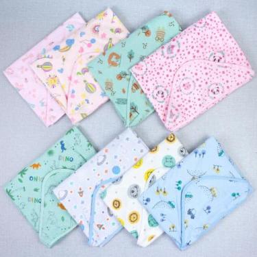 Imagem de Toalha Bebê Com Felpuda 100% Algodão Com Capuz - KARINHO, 1918-1775-bi