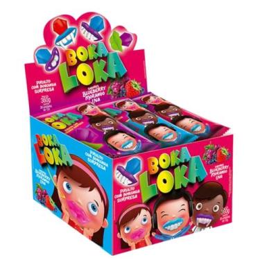 Imagem de Pirulito Com Boquinha Surpresa Boka Loka 30x12g Danilla