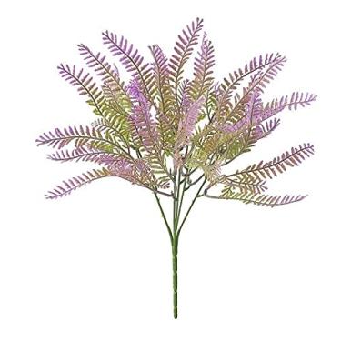 Imagem de Flor artificial em vaso, novos arbustos artificiais, criativos, decorativos, plantas artificiais, samambaias, simulação, planta, plástico, samambaia, material de parede, acessórios, arranjos de flores