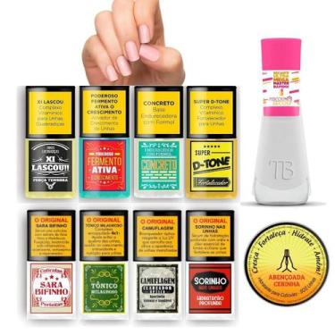 Imagem de Tratamento Fortalecedorpara Unhas Sos Bases Top Beauty Kit
