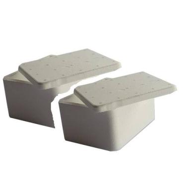 Imagem de Caixa De Isopor Térmica Sorvete Ou Medicamentos 500Gr (2Und) - Isoterm